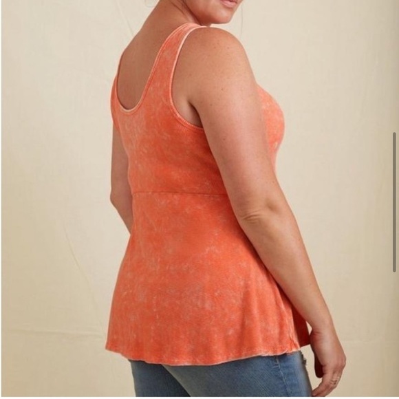 Torrid - K Living Coral Babydoll Rib Tank - Picture 9 of 9